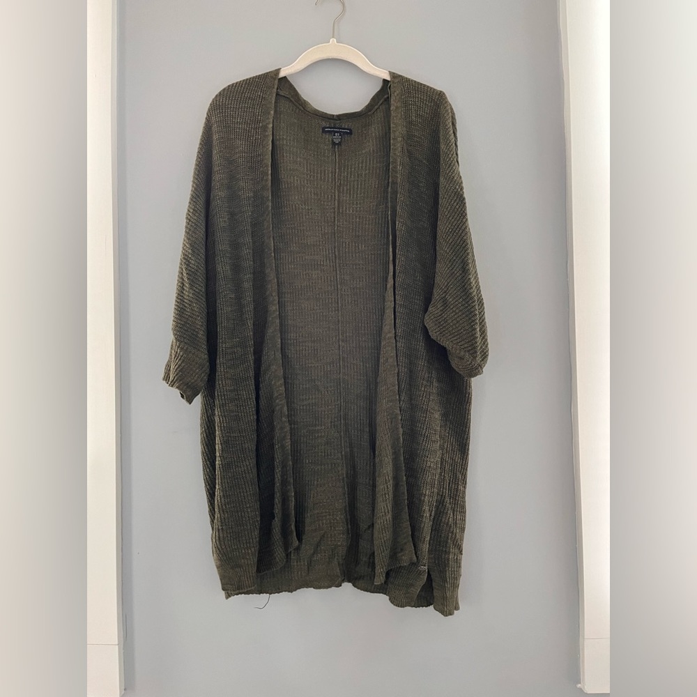 American Eagle over the top long sweater